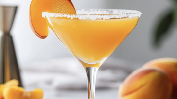 Apricot Lemon Drop Martini