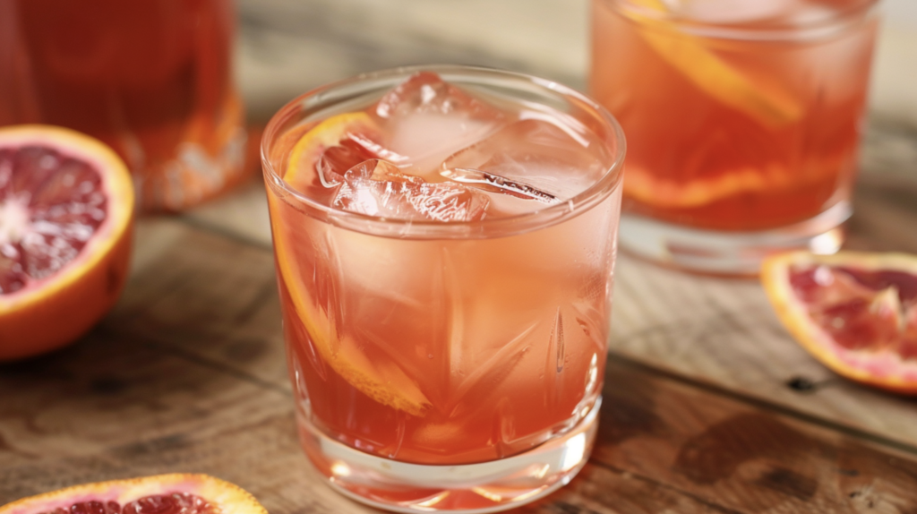blood orange old fashioned