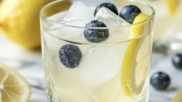 Blueberry Lemon Sangria Mocktail