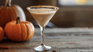 Creamy Pumpkin Spice Martini