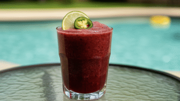 Frozen Blackberry Jalapeño Margarita