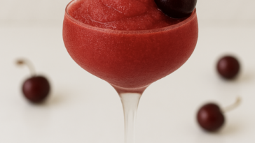 Frozen Cherry Espresso Martini