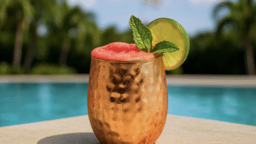 Frozen Watermelon Mule