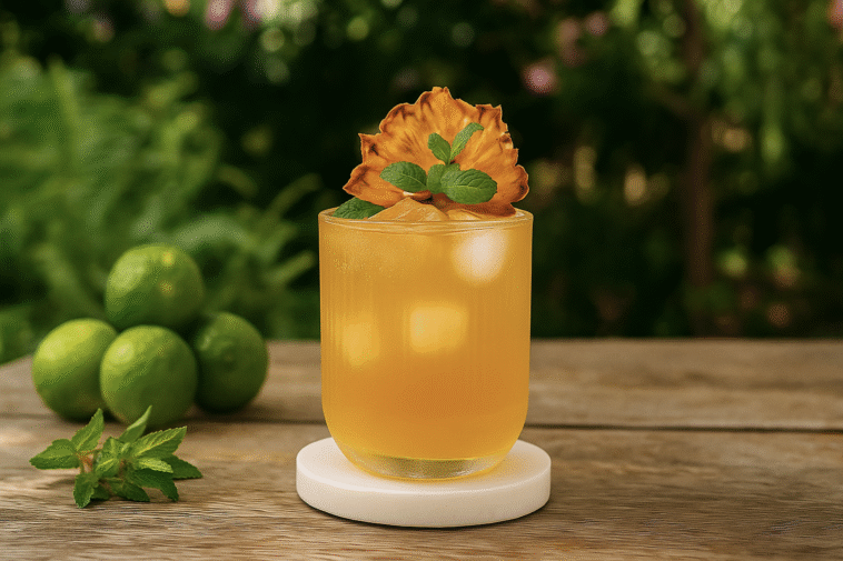 Pineapple Ginger Beer Mocktail