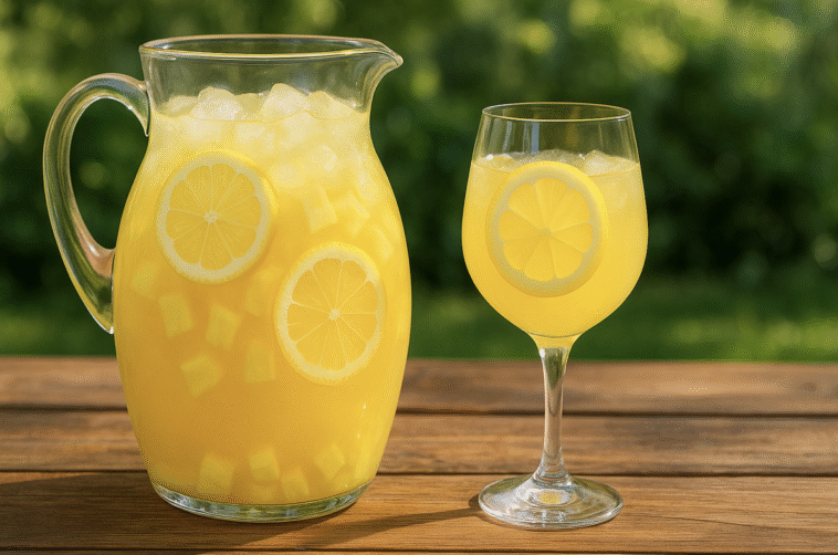 Pineapple Ginger Lemonade Punch
