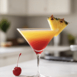 Pineapple Upside Down Cake Martini
