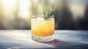 Rosemary Pear Mocktail