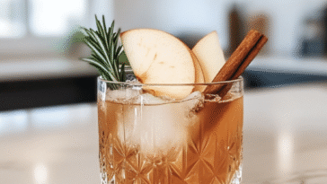 Smoky Apple Cider Paloma Mocktail