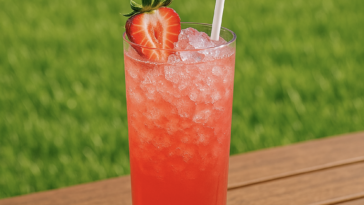 Strawberry Pineapple Lemonade Mocktail