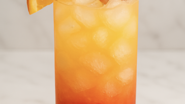 Strawberry Sunrise Mocktail