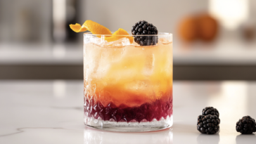 Vanilla Earl Grey Blackberry Mocktail