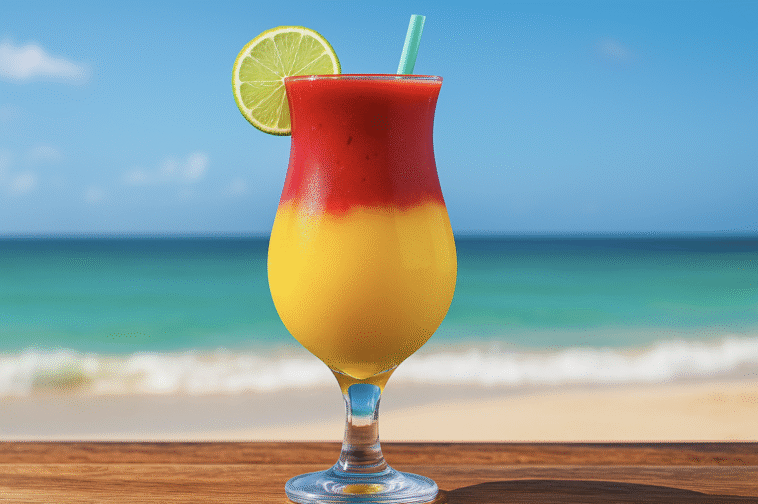 Virgin Raspberry Mango Margarita Slushie