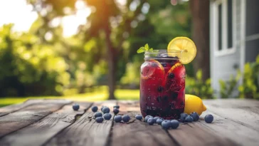 Blueberry Bourbon Lemonade